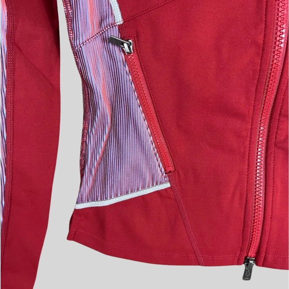 Free People Movement Hardio Cardio Track Jacket Womens Size XS Red Full Zip NEW - Picture 10 of 16